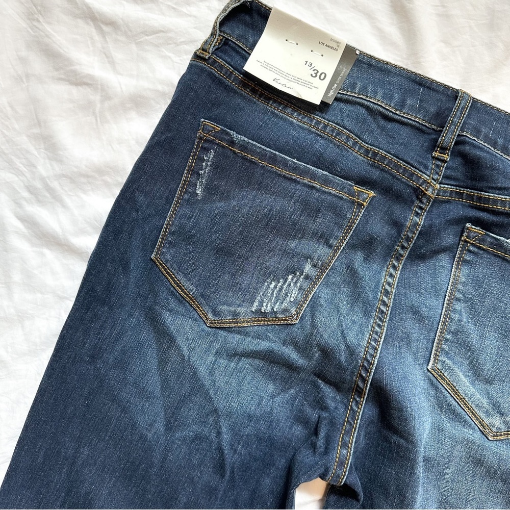Kancan Nwt High Rise Button Front Super Skinny Je… - image 8